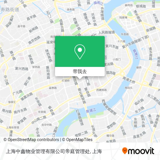 上海中鑫物业管理有限公司帝庭管理处地图