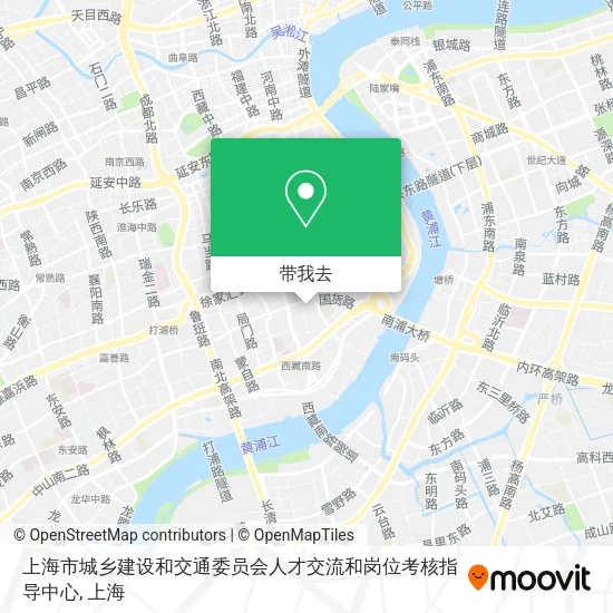 上海市城乡建设和交通委员会人才交流和岗位考核指导中心地图