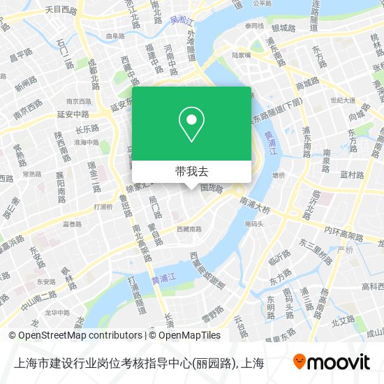 上海市建设行业岗位考核指导中心(丽园路)地图