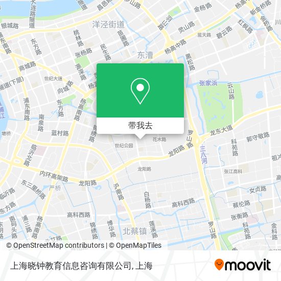 上海晓钟教育信息咨询有限公司地图
