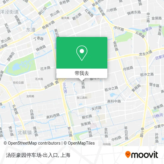 汤臣豪园停车场-出入口地图