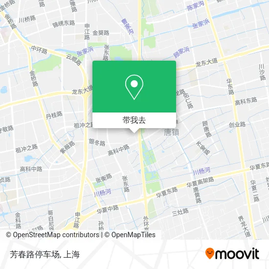 芳春路停车场地图