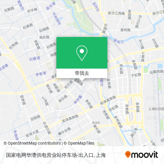 国家电网华漕供电营业站停车场-出入口地图