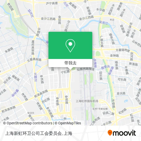 上海新虹环卫公司工会委员会地图