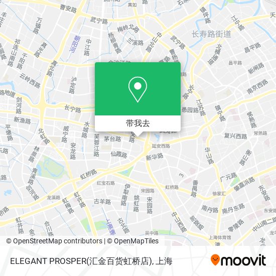 ELEGANT PROSPER(汇金百货虹桥店)地图