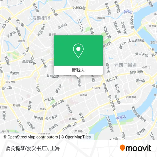 蔡氏提琴(复兴书店)地图