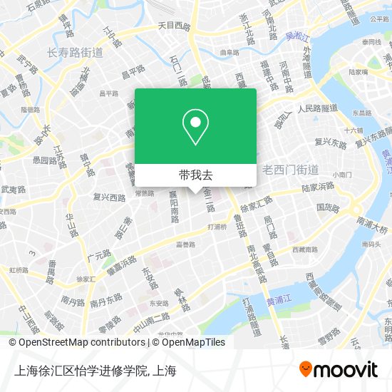 上海徐汇区怡学进修学院地图
