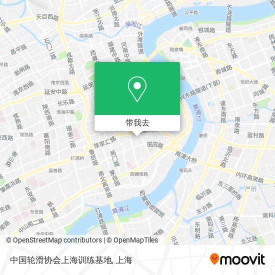 中国轮滑协会上海训练基地地图