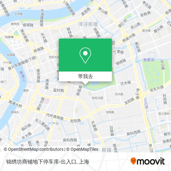 锦绣坊商铺地下停车库-出入口地图