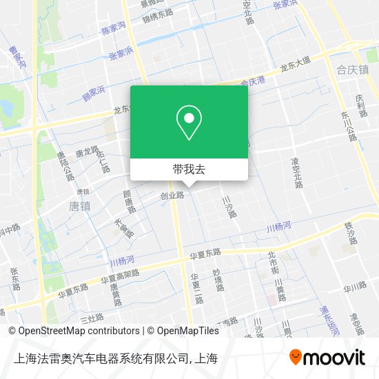 上海法雷奥汽车电器系统有限公司地图