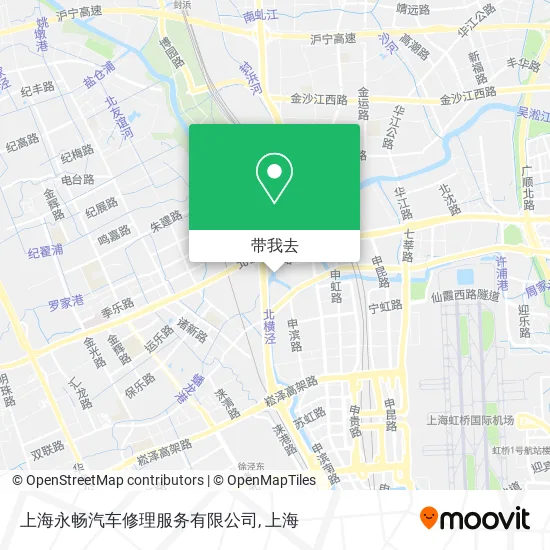 上海永畅汽车修理服务有限公司地图
