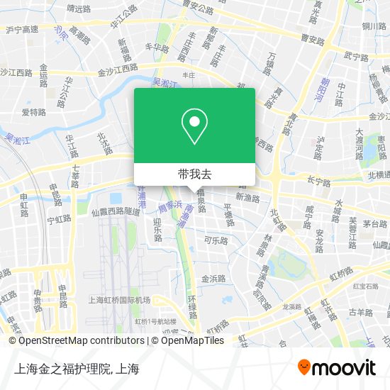 上海金之福护理院地图