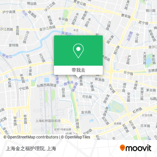 上海金之福护理院地图