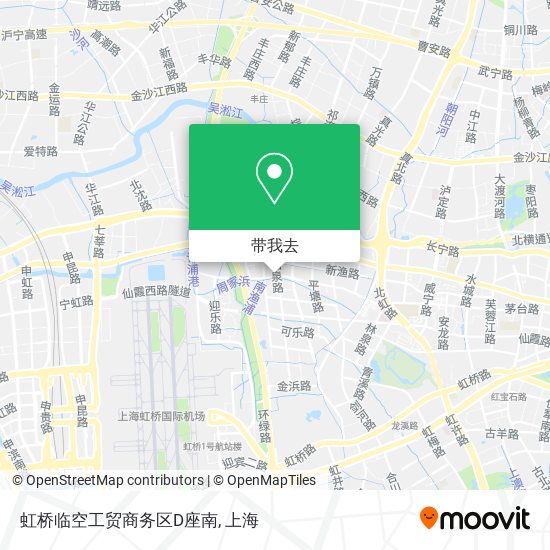 虹桥临空工贸商务区D座南地图