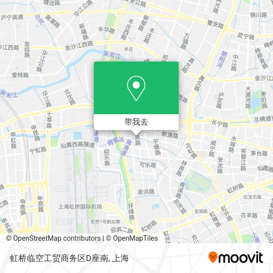 虹桥临空工贸商务区D座南地图