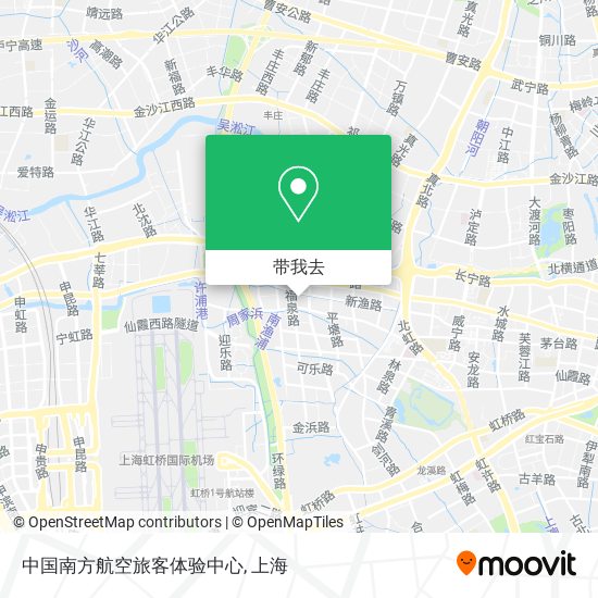 中国南方航空旅客体验中心地图