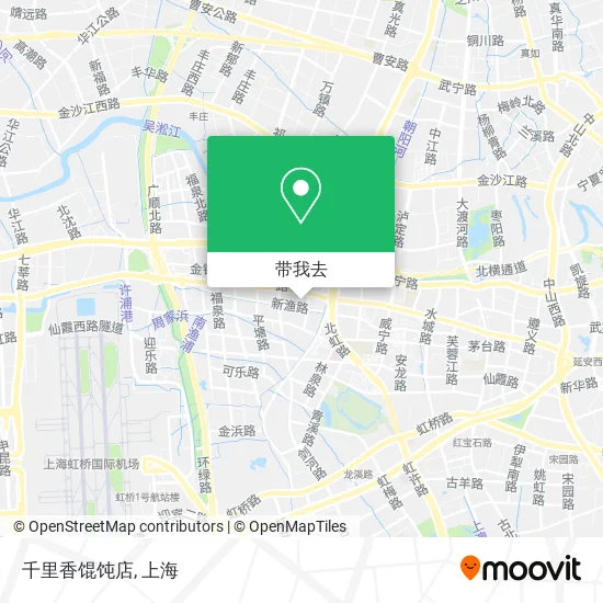 千里香馄饨店地图