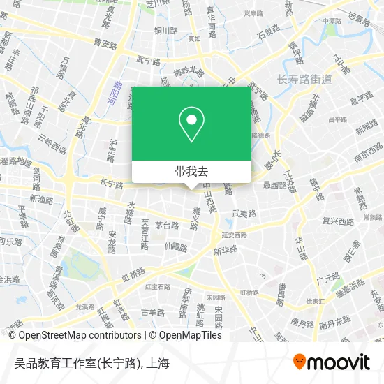 吴品教育工作室(长宁路)地图