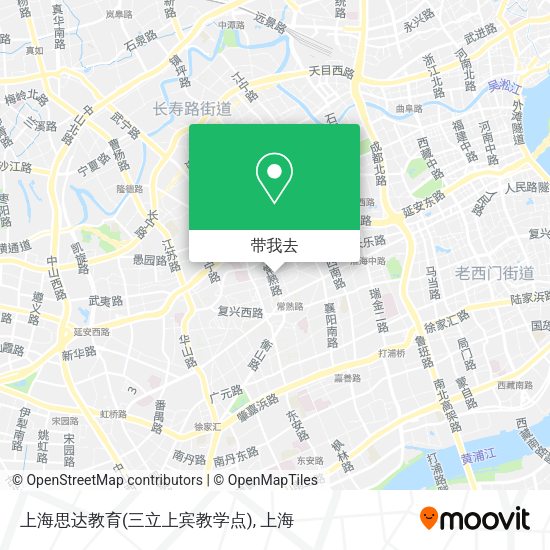 上海思达教育(三立上宾教学点)地图