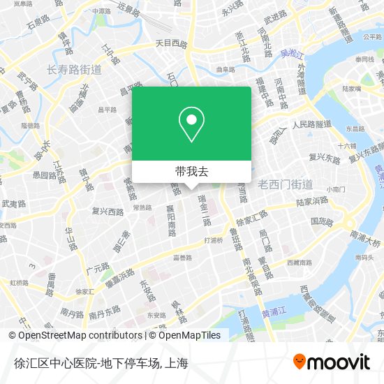 徐汇区中心医院-地下停车场地图