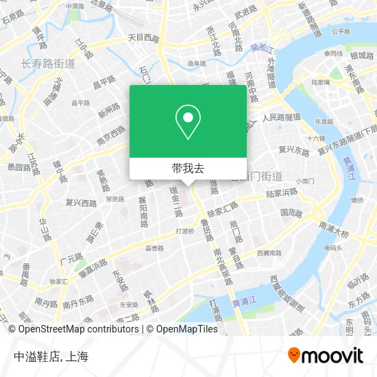 中溢鞋店地图