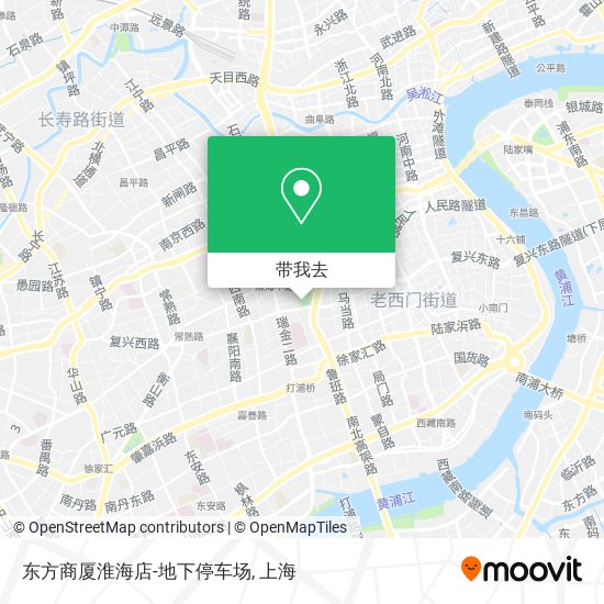 东方商厦淮海店-地下停车场地图