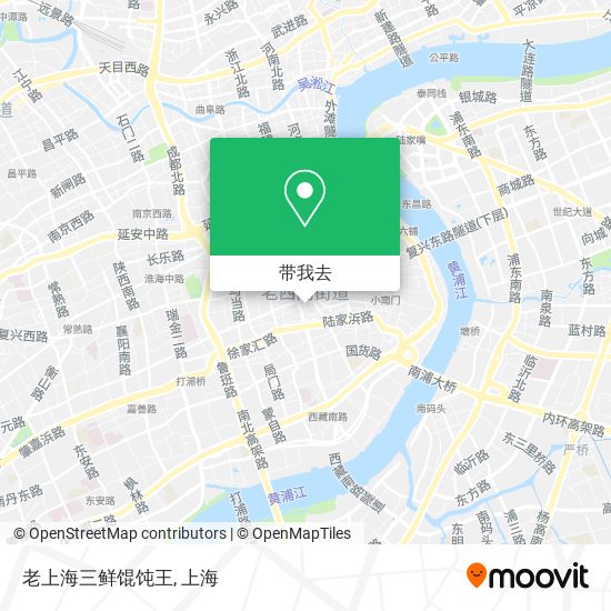 老上海三鲜馄饨王地图