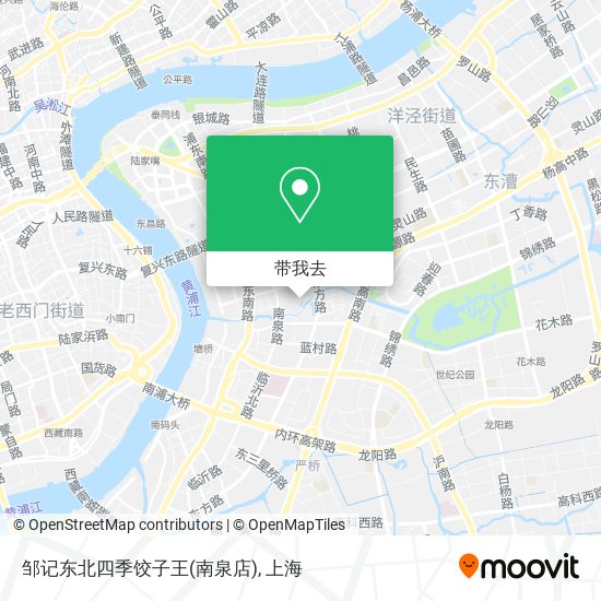 邹记东北四季饺子王(南泉店)地图