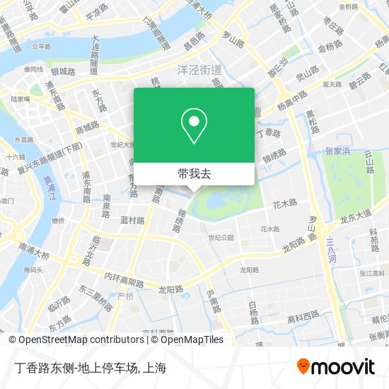 丁香路东侧-地上停车场地图