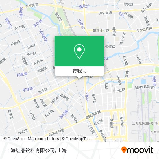 上海红品饮料有限公司地图