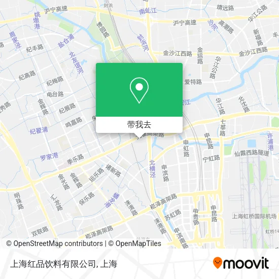 上海红品饮料有限公司地图