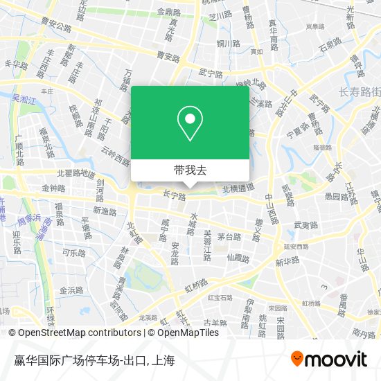 赢华国际广场停车场-出口地图