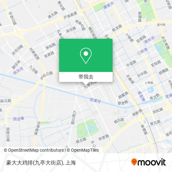 豪大大鸡排(九亭大街店)地图