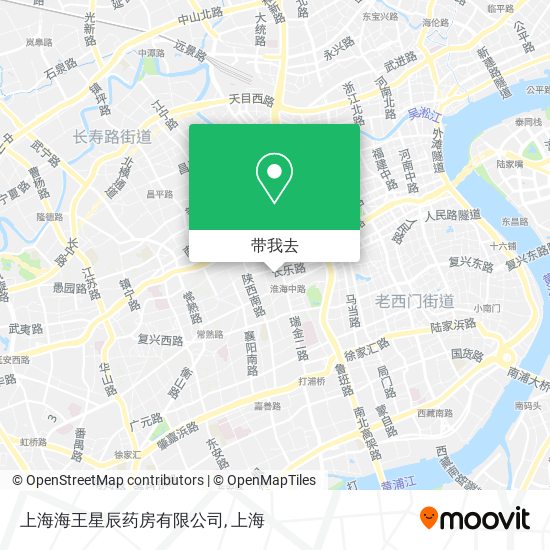 上海海王星辰药房有限公司地图