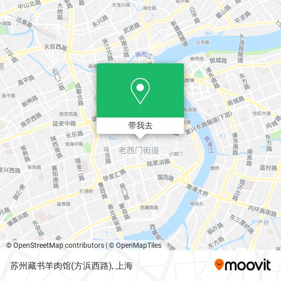 苏州藏书羊肉馆(方浜西路)地图