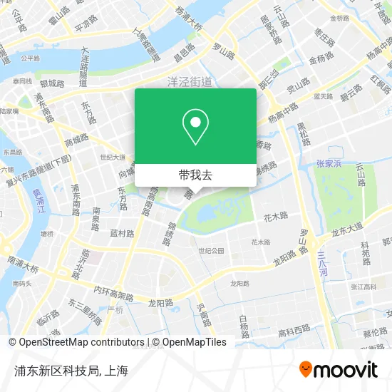 浦东新区科技局地图