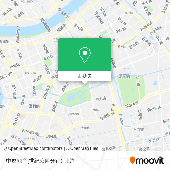 中原地产(世纪公园分行)地图