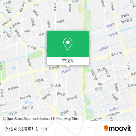 永达别克(浦东店)地图