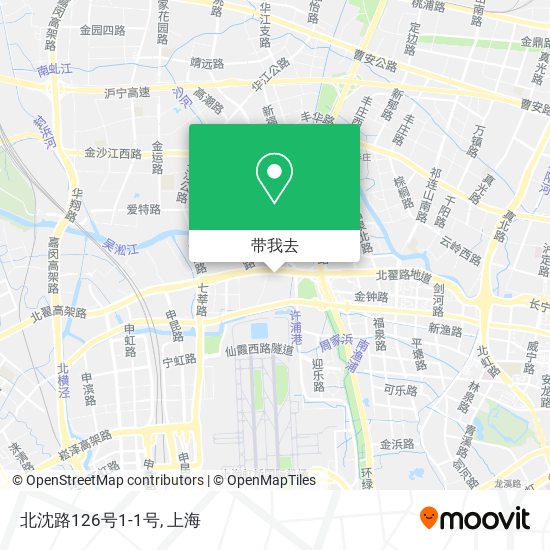 北沈路126号1-1号地图