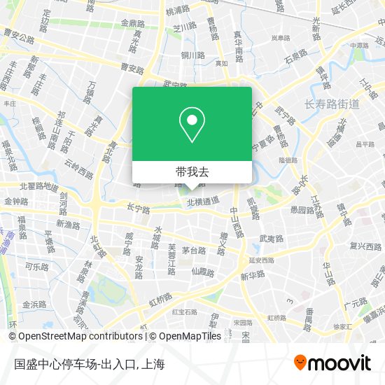 国盛中心停车场-出入口地图