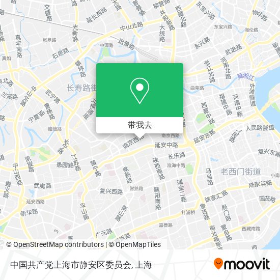 中国共产党上海市静安区委员会地图