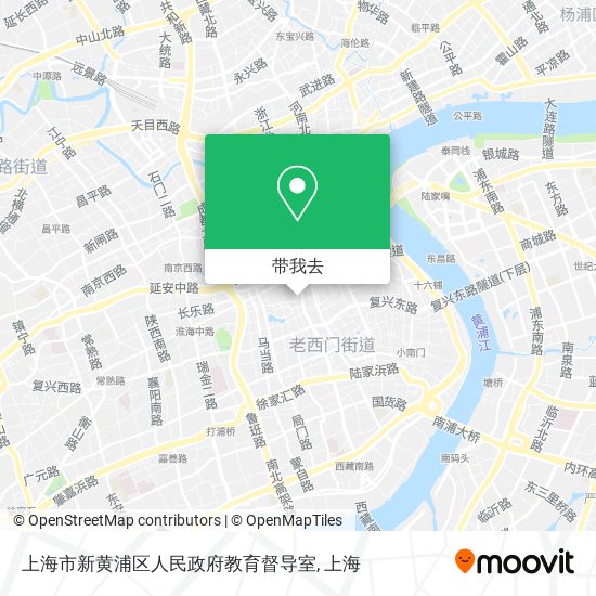 上海市新黄浦区人民政府教育督导室地图