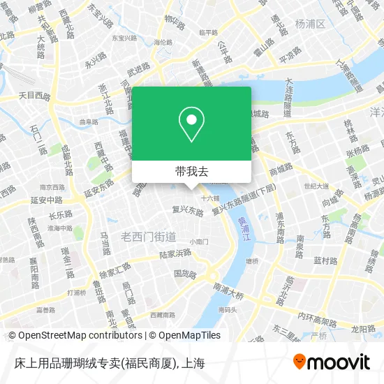 床上用品珊瑚绒专卖(福民商厦)地图