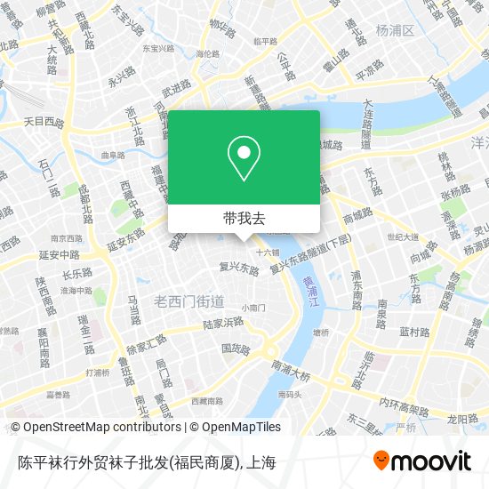 陈平袜行外贸袜子批发(福民商厦)地图