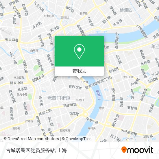 古城居民区党员服务站地图