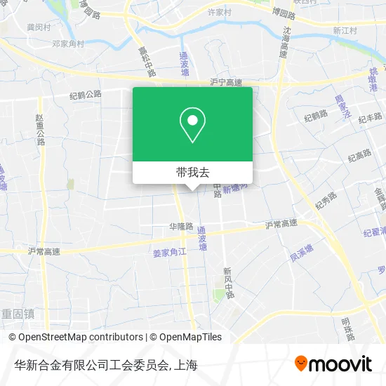 华新合金有限公司工会委员会地图