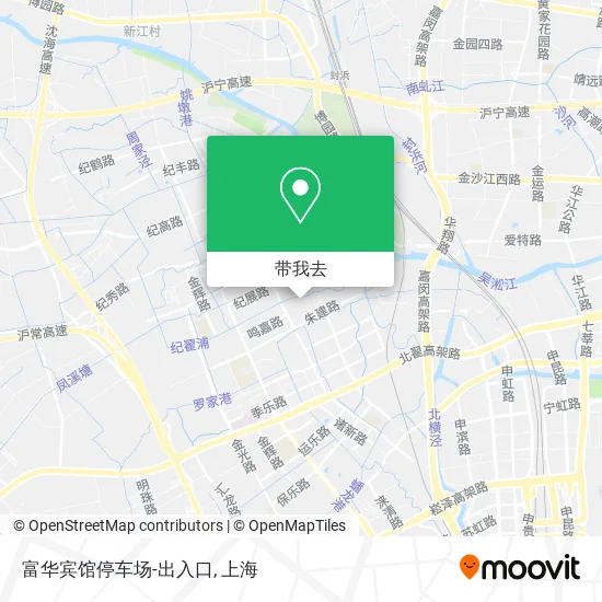 富华宾馆停车场-出入口地图
