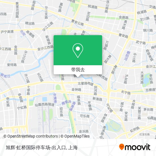 旭辉·虹桥国际停车场-出入口地图