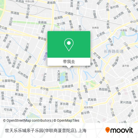 世天乐乐城亲子乐园(华联商厦普陀店)地图