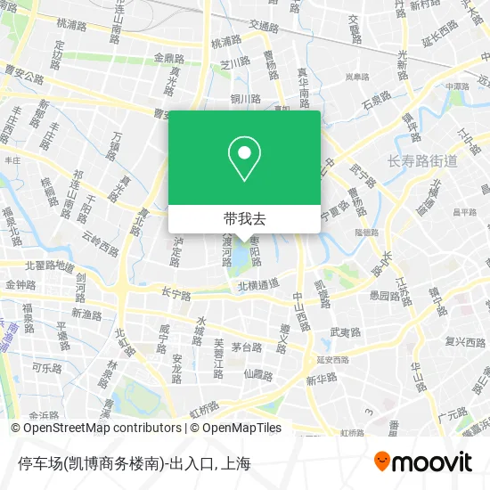 停车场(凯博商务楼南)-出入口地图